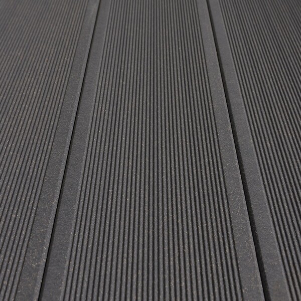 Madeira Wpc Alveolar, Frisado C/ Fendas Laterais, Cor Concret