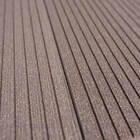 Madeira Wpc Maciço, Canelado Lixado C/ Fendas Lat. Cor Amêndo