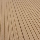 Madeira Wpc Maciço, Canelado Lixado C/ Fendas Lat. Cor Areia