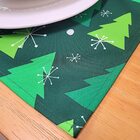 Maison Charlo - Kit 4 Jogos Americanos Árvore De Natal Verde