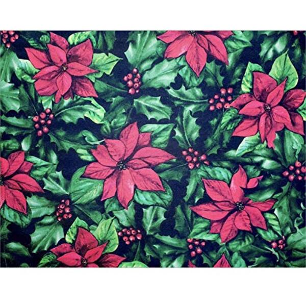 Maison Charlo - Kit 4 Jogos Americanos Flor De Natal 43cmx34cm