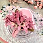 Maison Charlo - Kit 4 Porta Guardanapo Celebration Lírios Da