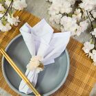 Maison Charlo - Kit 6 Porta Guardanapo Mensagem Gratidão na G