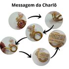 Maison Charlo - Kit 6 Porta Guardanapo Mensagem Gratidão na G