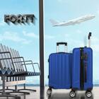 Mala De Bordo Abs 4 Rodas Adventure Fortt Azul - Mab01-az