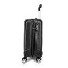 Mala De Bordo Abs 4 Rodas Adventure Fortt Preto - Mab01-pt