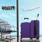 Mala De Bordo Abs 4 Rodas Adventure Fortt Roxa - Mab01-rx