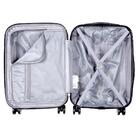 Mala De Bordo Para Viagem Em Abs Yins 21057 Rodinhas Removíve