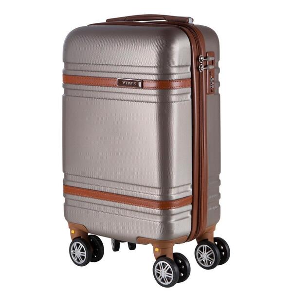Mala De Bordo Para Viagem Em Abs Yins 21068 Rodas Duplas Cade