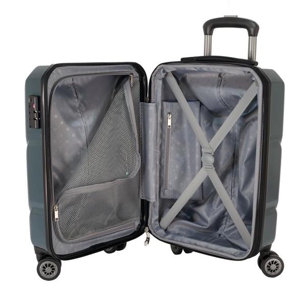 Mala De Bordo Pequena Expansível Em Policarbonato Samsonite Vegas Cadeado  Tsa E Rodas Duplas Verde | Leroy Merlin