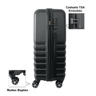 Mala De Bordo Pequena Para Viagem Em Abs Ika Flex, Cadeado Ts