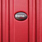 Mala De Bordo Pequena Zurique 4 Rodas Swiss Move Vermelha