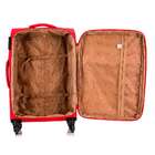 Mala De Viagem Média (23 Kg) Em Poliéster Com Rodas 360º E Ca