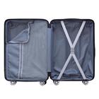 Mala De Viagem Media Em Abs Ht-004 Rodas Duplas Cadeado Integ