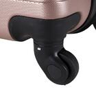 Mala De Viagem Media Em Abs Yins 21046 Cadeado Integrado Roda