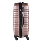 Mala De Viagem Media Em Abs Yins 21046 Cadeado Integrado Roda