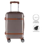 Mala De Viagem Media Em Abs Yins 21068 Rodas Duplas Cadeado I