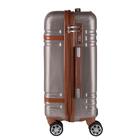 Mala De Viagem Media Em Abs Yins 21068 Rodas Duplas Cadeado I