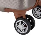 Mala De Viagem Media Em Abs Yins 21068 Rodas Duplas Cadeado I