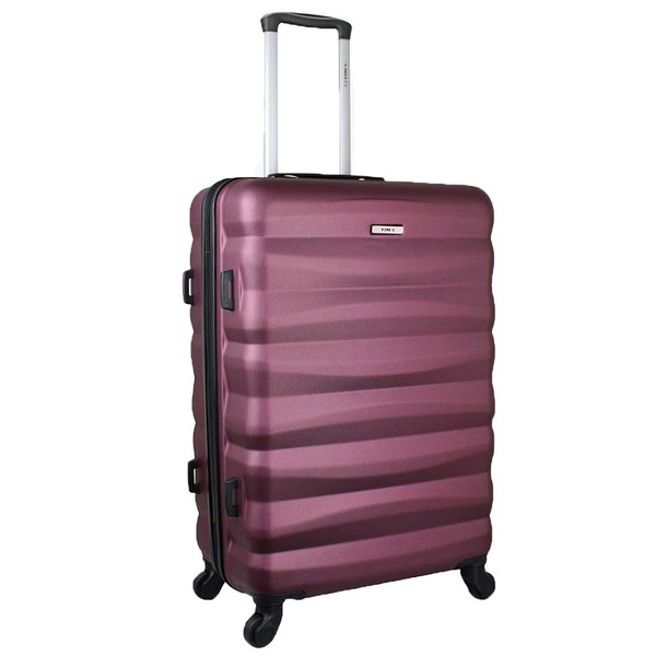 Mala De Viagem Média Em Abs Yins 21089 Cadeado Integrado Roda