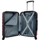 Mala De Viagem Média Em Abs Yins 21089 Cadeado Integrado Roda
