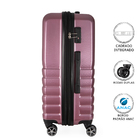 Mala De Viagem Média Expansível Em Abs Ika Flex Cadeado Tsa E