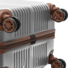 Mala De Viagem Média Rígida Para 23 Kg Com Rodas Duplas 360º