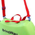 Mala Infantil Carrinho Puxador Rodinha Verde Importway Bw070