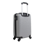 Mala Pequena De Bordo Londres 4 Rodas Swiss Move Prata