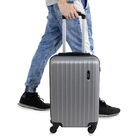 Mala Pequena De Bordo Londres 4 Rodas Swiss Move Prata