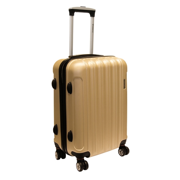 Mala Viagem Primicia Abs Giro 360° Grande - Dourada