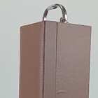 Malbec Estojo Vinho 12x35x11cm Sintético Marrom 5 Peças Com A