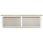 Maleiro 4 Portas Topazio  Branco/freijo