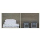 Maleiro Casal Luciane 4 Portas Prime Plus 165 Cm Cinza Puro