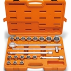 Maleta Com Soquetes Sextavados E Acessorios 3 4 20 Pecas - Mi