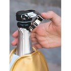 Maleta Courino 4 Taças Com Tampa Espumante E Saca Rolha Top