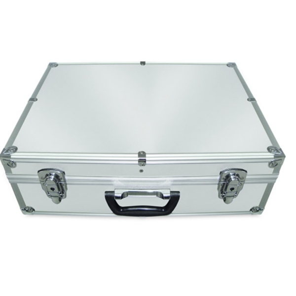 Maleta Em Alumínio G C/suporte (45 X 32 X 15cm) Grande Noll