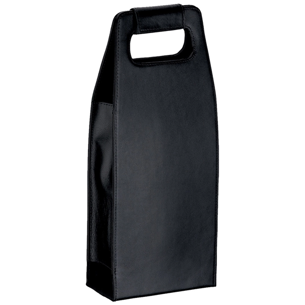 Maleta Em Courino Bolsa Porta 2 Garrafas De Vinho Espumante P