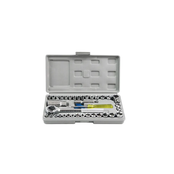 Maleta Ferramentas Mecanica Construcao Kit Chaves Soquetes Co