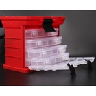 Maleta Gaveteiro Pescaria Caixa Organizadora Multiuso Com 4 E