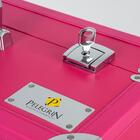 Maleta Maquiagem Camarim Led Abs Couro Pu Pel-m1030 Rosa