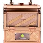 Maleta Maquiagem Joias Alumínio E Acrílico Pelegrin Pel-m1012