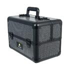 Maleta Maquiagem Joias Manicure Alumínio Abs Pelegrin Pel-m10