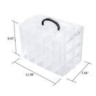 Maleta Organizador Caixa Organizadora 30 Divisorias Box Pesca