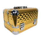 Maleta Organizadora Para Maquiagem com Alumínio 6 Bandejas -