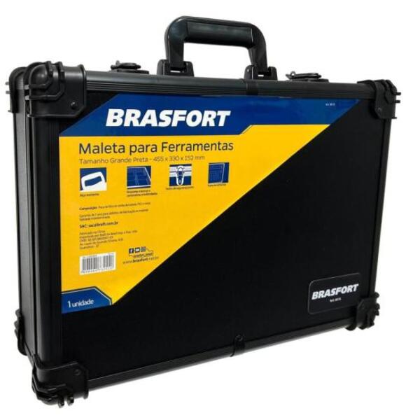 Maleta Para Ferramentas Grande Brasfort Preta | Leroy Merlin