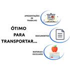 Maleta Plastica Com Alca A3 Fume 23mm