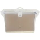 Maleta Plastica Com Alca C/06 Past.susp.kraft Cristal