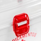 MALETA PRIMEIROS SOCORROS MEDICAMENTOS MEDIA BRANCA S/BANDEJA TERMOPLASTICO 24,00 CM 13,00 CM 14,00 CM NITRONPLAST