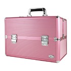 Maleta Profissional De Maquiagem Grande Rosa